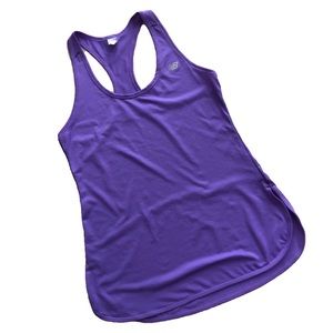 Purple New Balance Athletic Workout Gym Tank Top